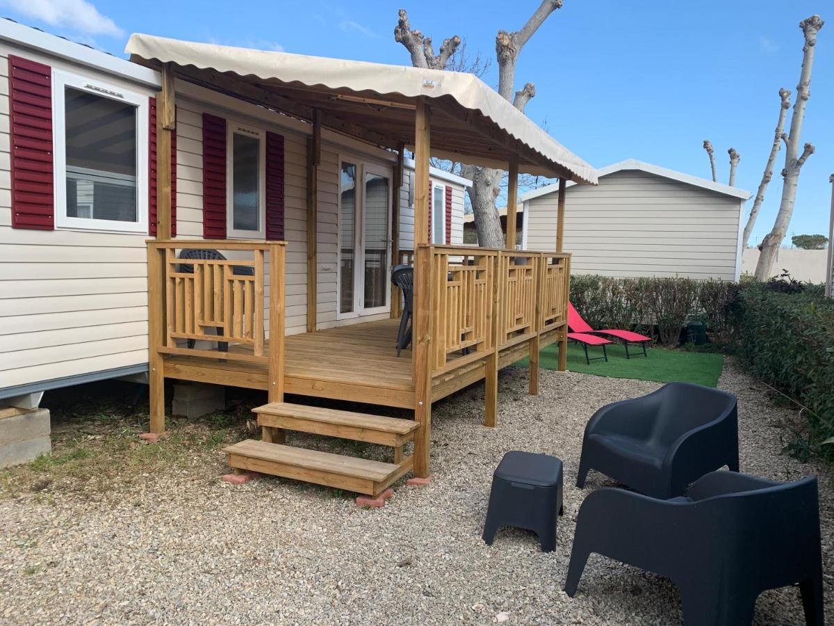 Mobilhome Vias Plage Dans Camping Ngoại thất bức ảnh