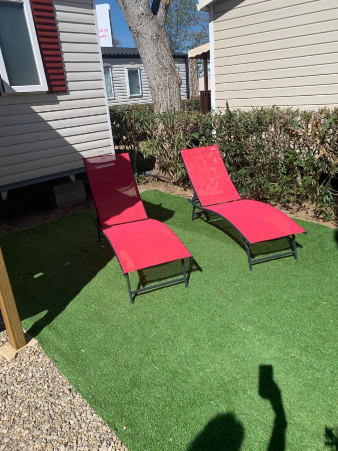 Mobilhome Vias Plage Dans Camping Ngoại thất bức ảnh