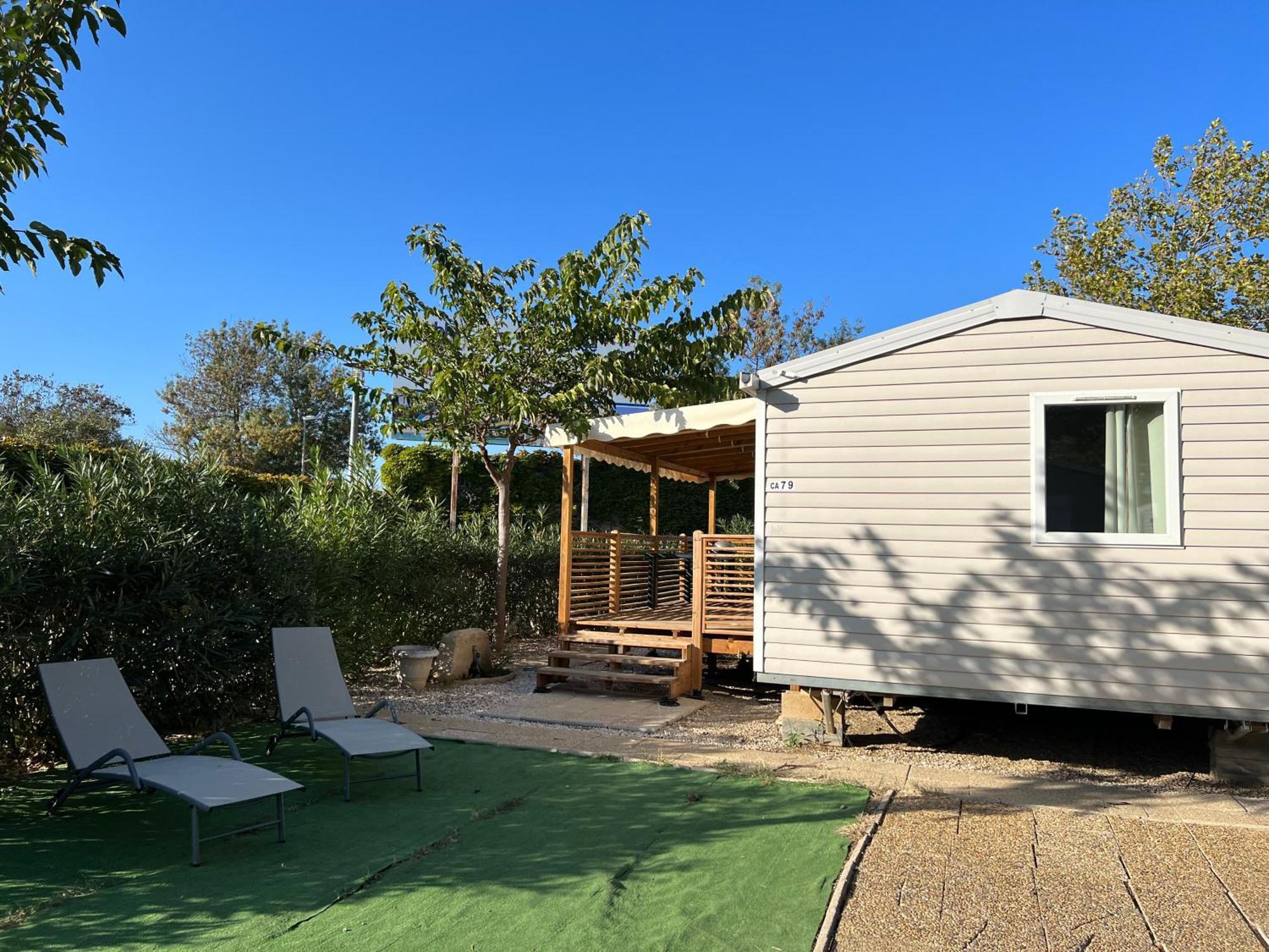 Mobilhome Vias Plage Dans Camping Ngoại thất bức ảnh